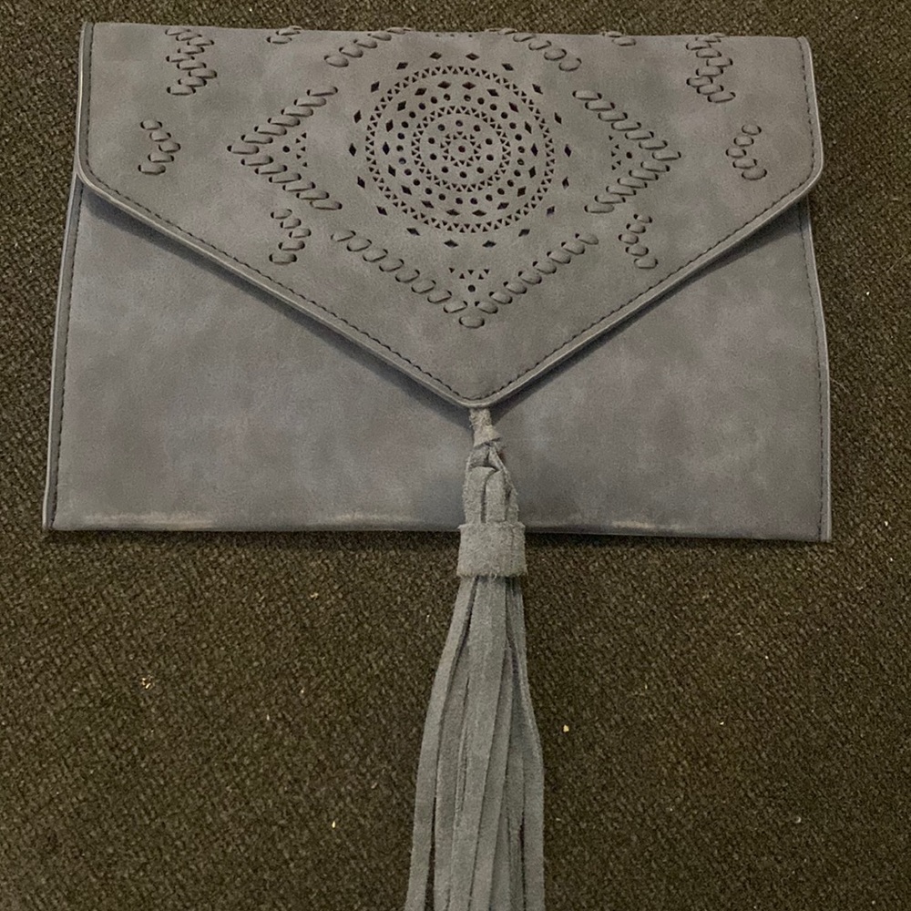 Francesca’s Navy Blue Clutch